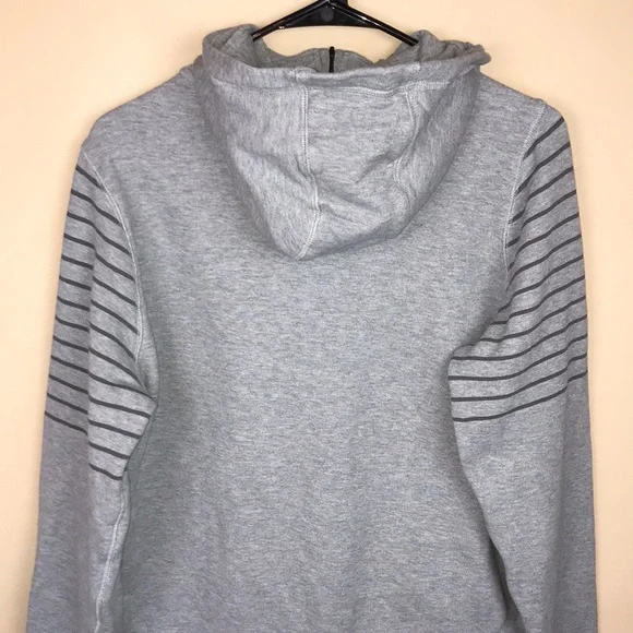❌SOLD❌ Nike Golf Men’s Stripes Number Seven 7 Graphic Gray Blue Zip-Up Hoodie - Picture 7 of 9
